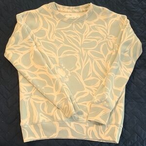 Abercrombie Kids Floral Sweater - Cream and Blue